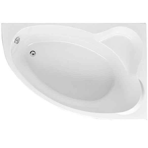 AQUANET Акриловая ванна Mayorca R 150x100 правая с фронтальной панелью, без сифона