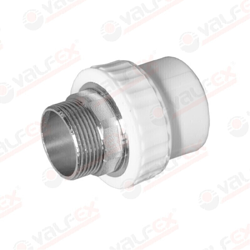 ValFex Муфта переходная НР 63 x 2" под ключ ( уп 8/4 шт.) БЕЛАЯ