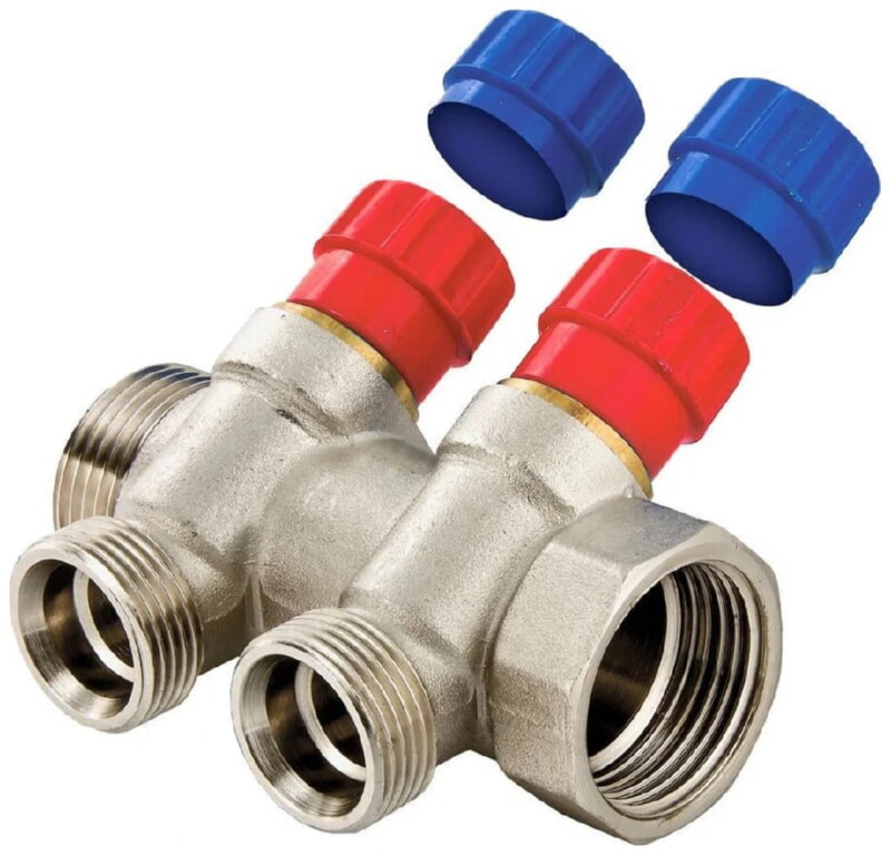 Valtec Коллектор регулировочный 3 выхода х1 евроконус 3/4 VT.560.NE 