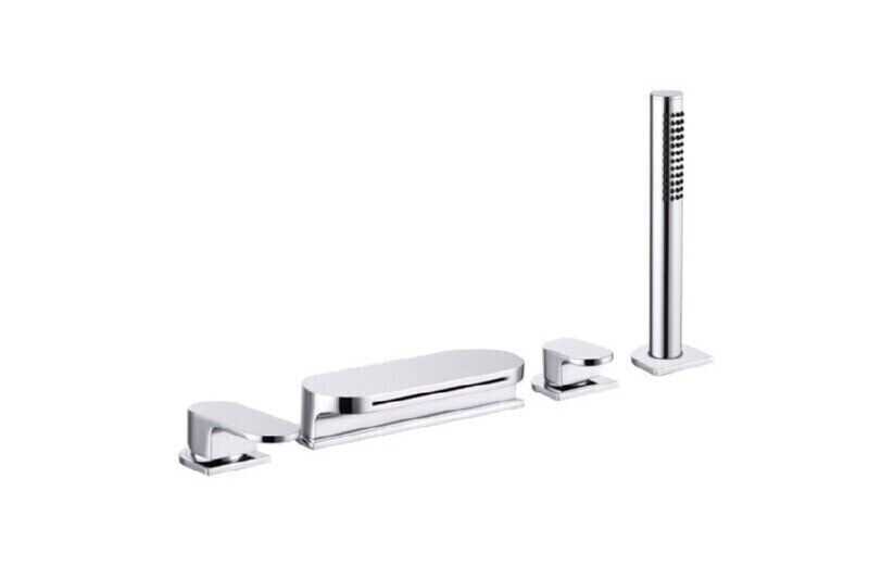 RAVAK Chrome Смеситель врезной каскадный для ванн CR 025.00 X070073 