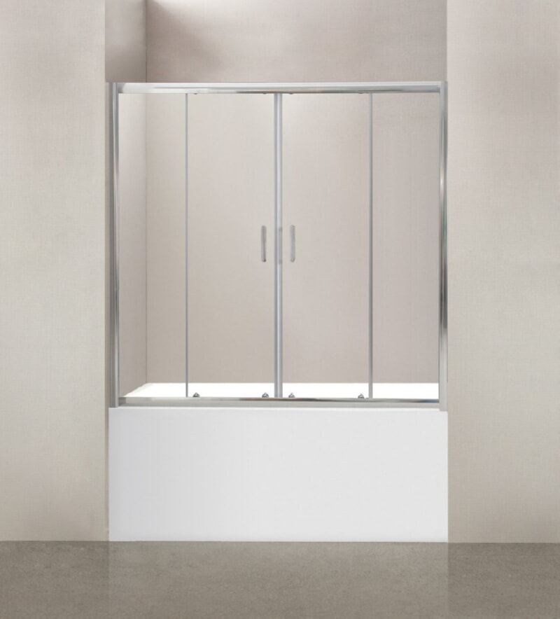 BelBagno UNO-VF-2-150/145-C-Cr Шторка для ванны
