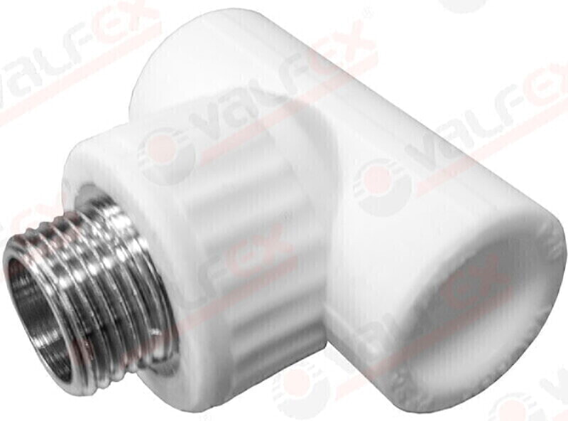 ValFex Тройник переходной НР 32х1/2"х32 ( уп 30/10 шт.) БЕЛЫЙ