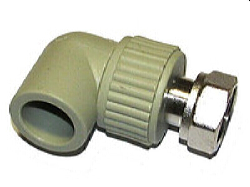 PRO AQUA Угольник с накид. гайкой 20-1/2 Серый PA29208G