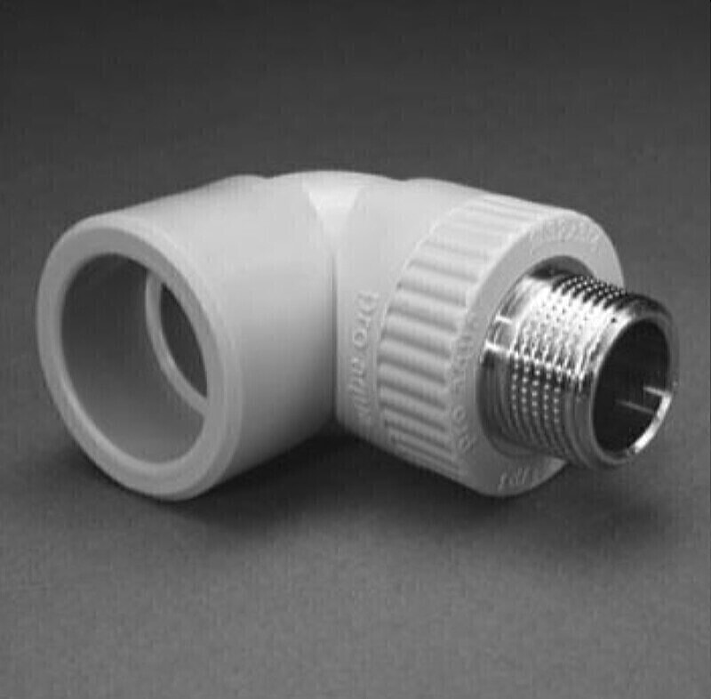 PRO AQUA Угольник комб.НР 20-1/2 Grise PA27008P