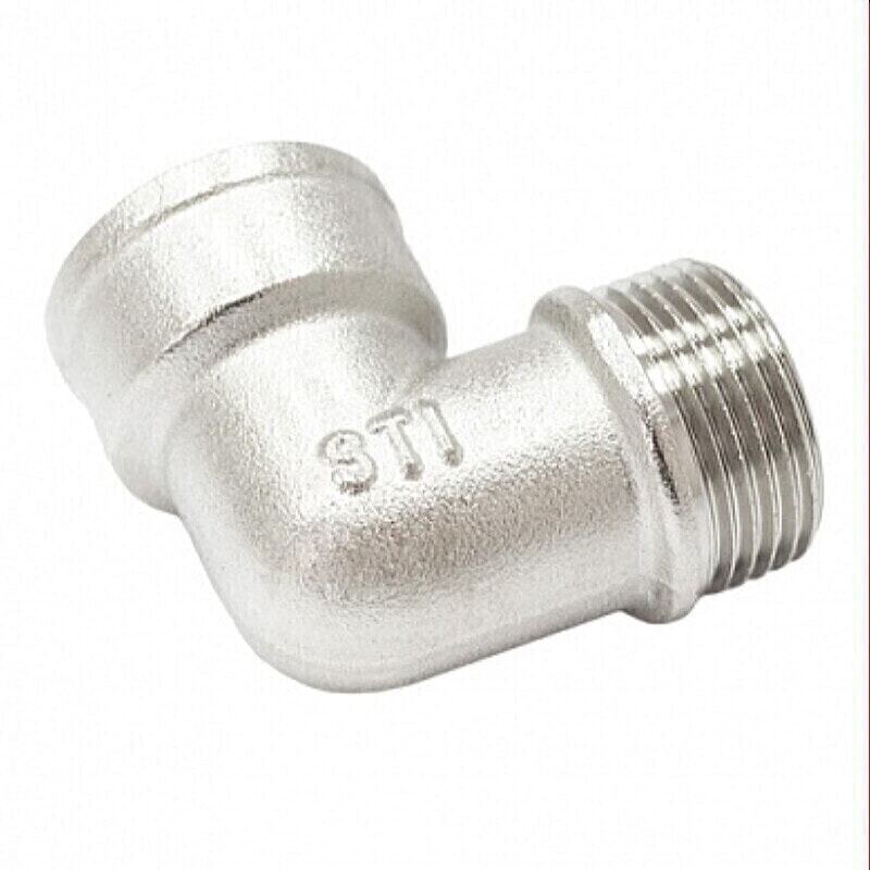 STI Угольник Вн-Нр 3/4" никелированный