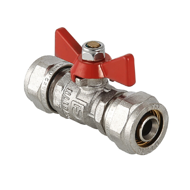 Valtec VT343 Кран шар под обжим 16 мм (12/192)