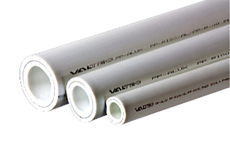 Valtec Труба PP-ALUX алюминий PN25: 20х3,4 белая  VTp.700.AL25.20
