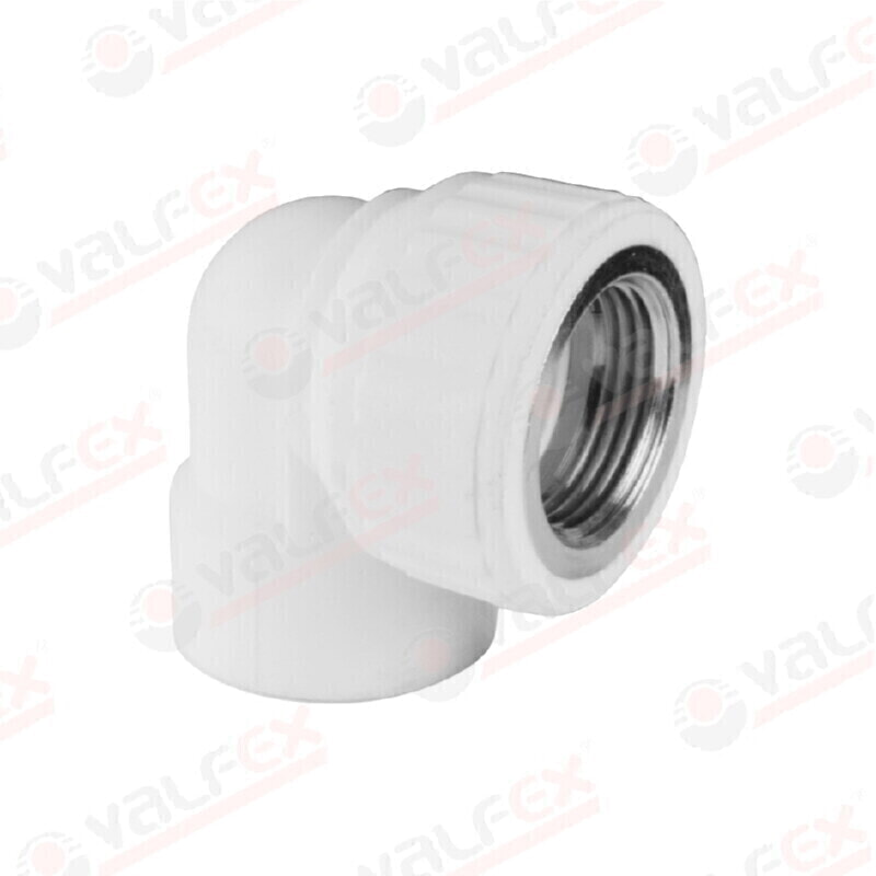 ValFex Угольник переходной ВР 20х1/2" ( уп 125/25 шт.) БЕЛЫЙ