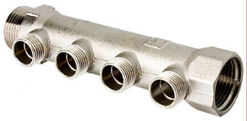 Valtec Коллектор наружняя резьба 4 выхода х3/4х1/2 VT.500 