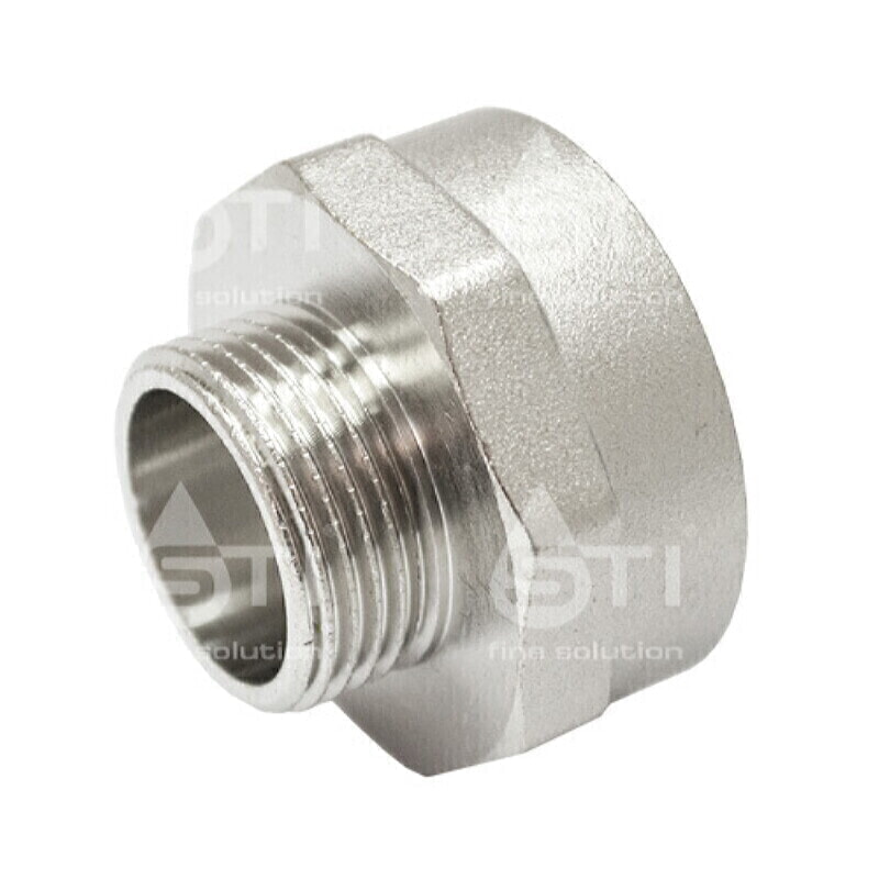 STI Переходник ВН-НР 3/4" х 1/2" никелированный