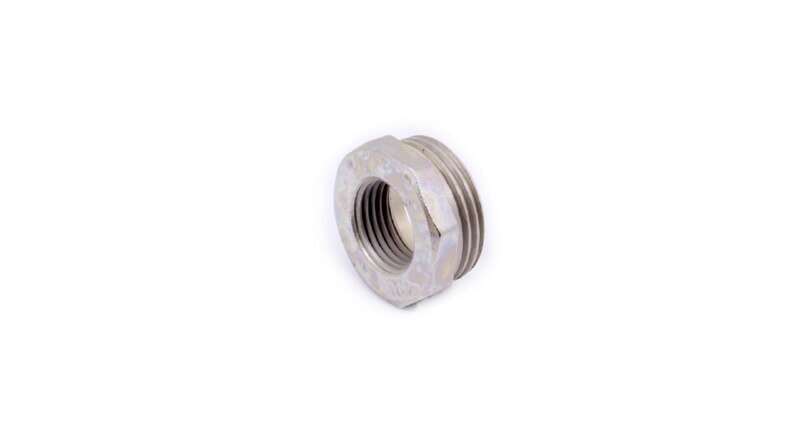 LD Pride Футорка DN25х15 (1"НР х 1/2" ВР) латунь никель