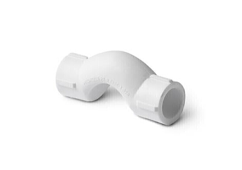 PRO AQUA Обвод с муфтами 25  белый PA16118P короткий 
