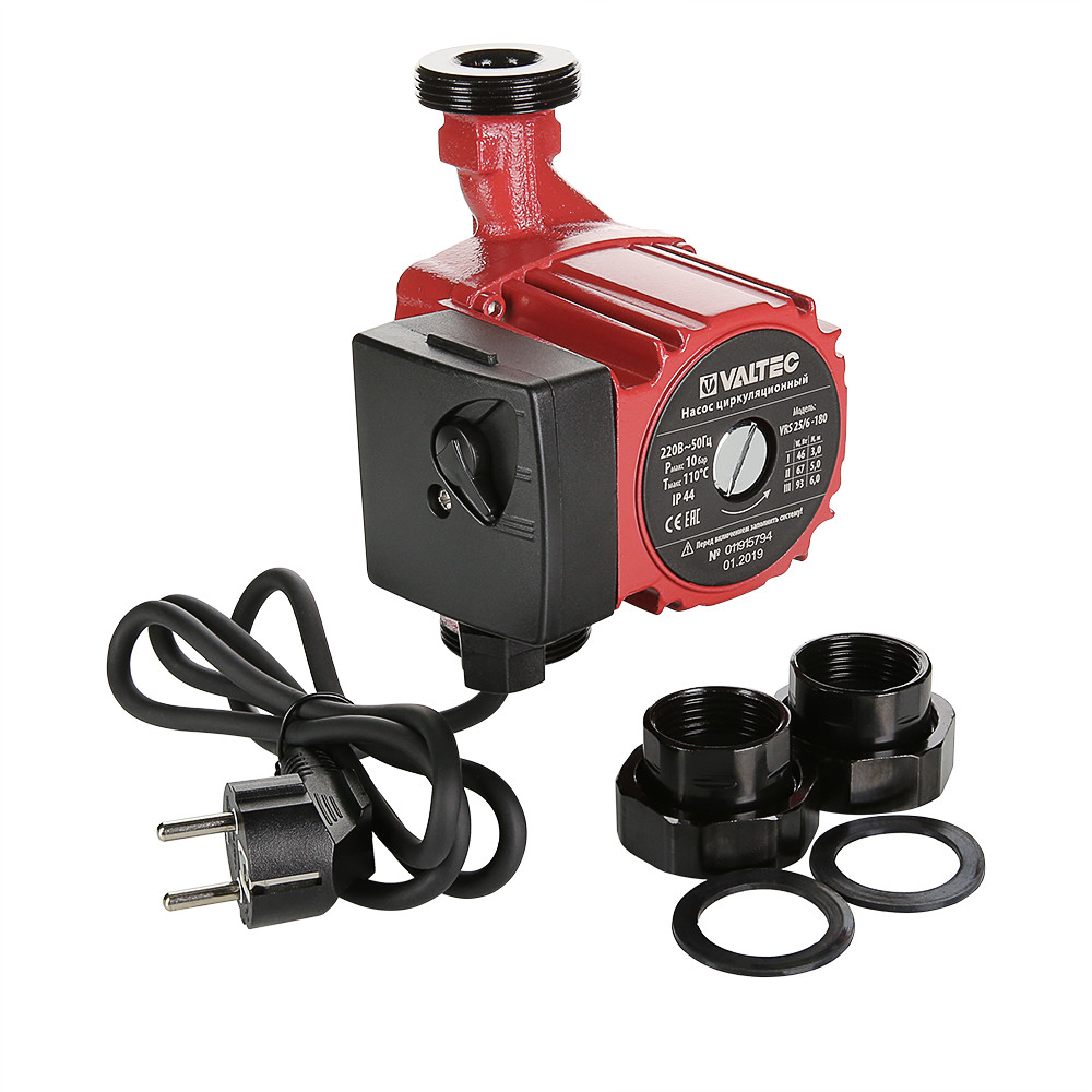 Valtec Насос циркуляционный RS 25/6-180 с гайками