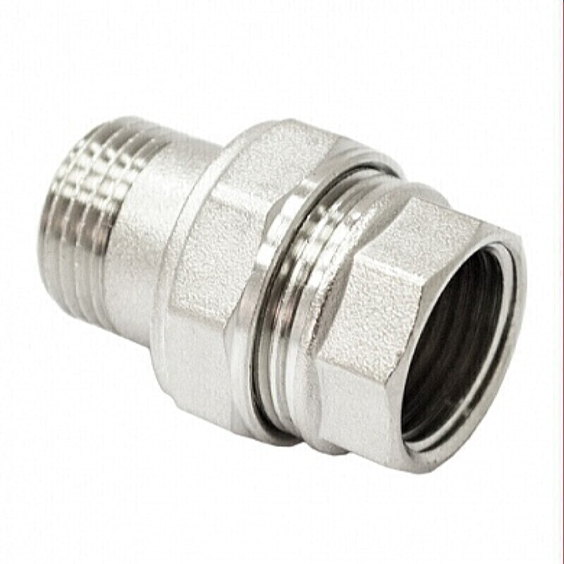 STI Сгон прямой 1/2" никелированный