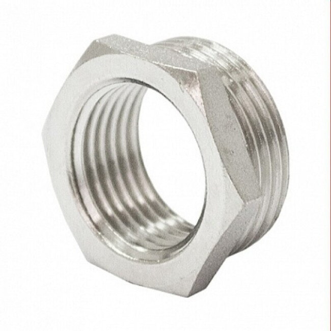 STI Футорка НР-ВР 1 1/4" х 1" никелированный