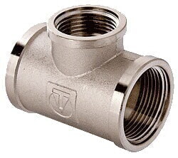 Valtec VT.750 Тройник 1"х1/2"х1" хром  (5/60)