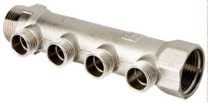 Valtec Коллектор наружняя резьба 4 выхода х1х1/2 VT.500 