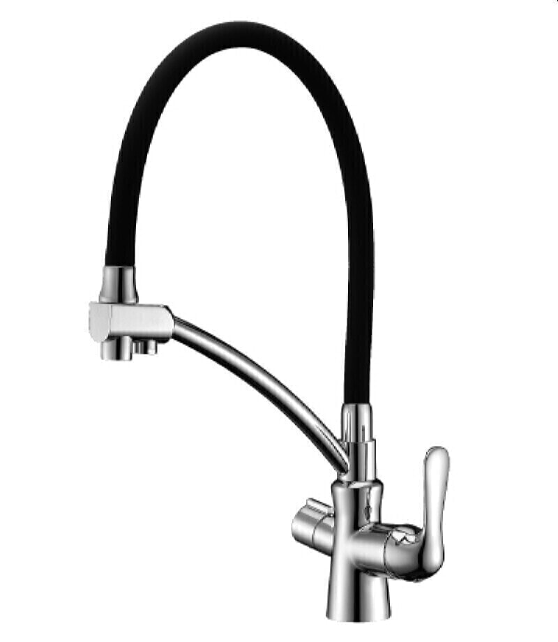 Lemark COMFORT LM3070С Смеситель для кухни с подключением к фильтру с питьевой водой ЧЕРНЫЙ