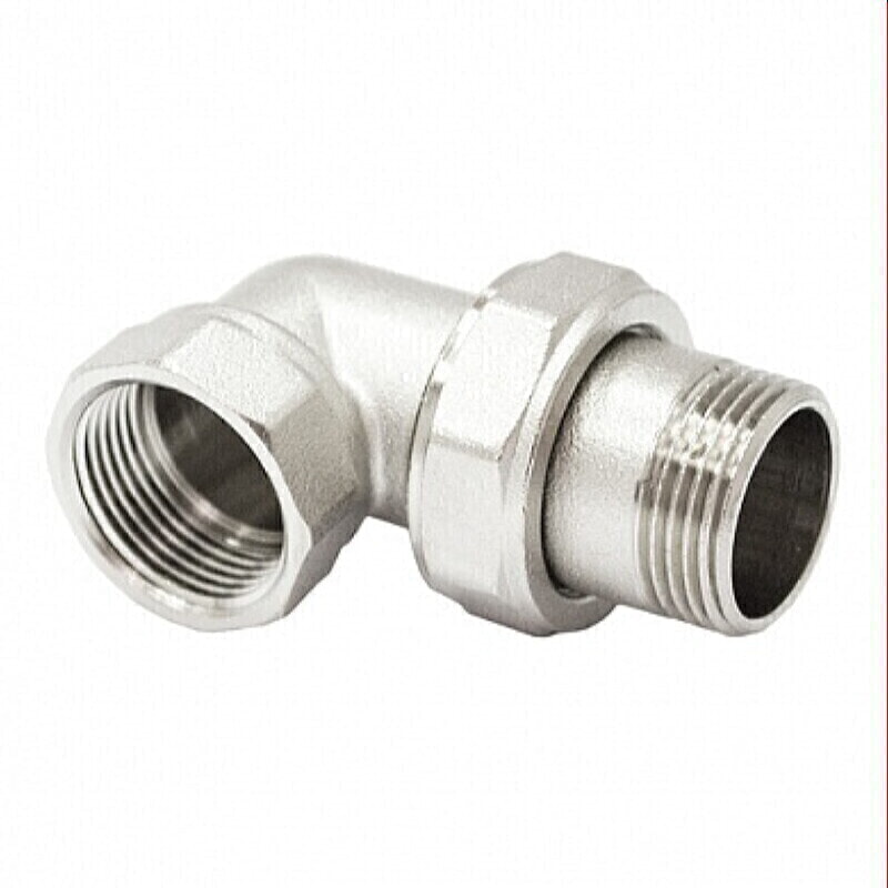 STI Сгон угловой 1/2" никелир.