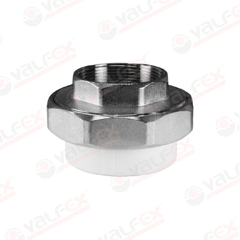 ValFex Муфта комб.разъём.(американка) ВР 32x1" (уп80/20) БЕЛАЯ