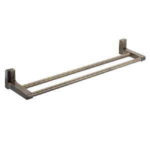 Wasser Kraft Exter К-5200 Штанга для полотенец двойная К-5240 СВЕТЛАЯ БРОНЗА