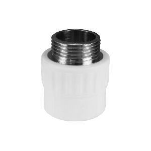 ValFex Муфта переходная НР 25 x 1/2" ( уп 100/25 шт.) БЕЛАЯ