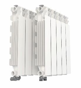 FONDITAL Радиатор Calidor Super B4 500/100 16bar крайняя секция с ниж. угловым подкл.(520215m)