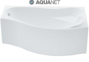 AQUANET Ванна акриловая PALMA 170*90/60  со сливом переливом, панелью фронтальной и каркасом