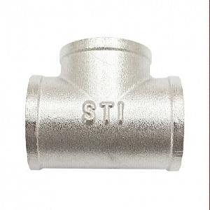 STI Тройник 1/2" никелированный