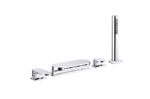 RAVAK Chrome Смеситель врезной каскадный для ванн CR 025.00 X070073 