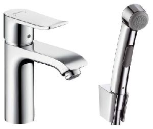 Hansgrohe METRIS 31285000 смеситель для раковины c гигиен. душем (уценен)