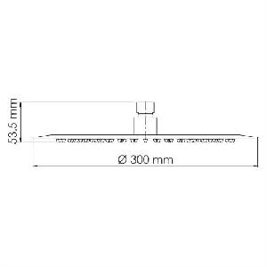 Wasser Kraft A116 Верхний душ, Ø 300 мм, нержавеющая сталь