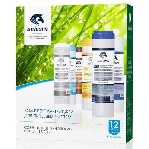 Unicorn Набор картриджей K-ST("Умягчение" - PS-10, FCST-10, FCA-10) для FPS-3 