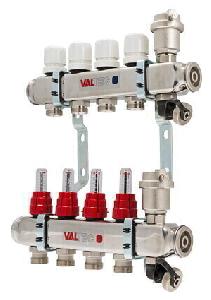 Valtec Коллекторная группа со встроенными расходомерами в сборе 1"3 Eurokonus 3/4 VTc.586.EMNX.0603  