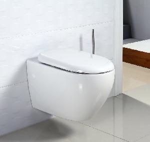 BelBagno Унитаз SFERA-R  подвесной с  сидеием Soft close (BB513CH+BB2019SC)