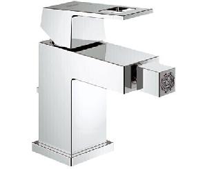 GROHE Смес. EUROCUBE 23138000 для биде, сливной гарнитур