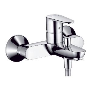 Hansgrohe 31642000 TALIS E2 Смесит для ванны и душа, защита от обратного тока воды, аэратор QuickClean, автом-кое перекл-е душ/ванна, шумопоглощающие эксцентрики