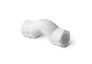 PRO AQUA Обвод с муфтами 25  белый PA16118P короткий 