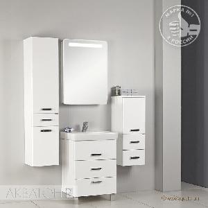 AQUATON Америна 60 М тумба с 3 ящиками с раковиной Тигода 60