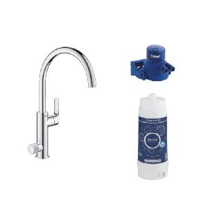 GROHE 119708 Смеситель для кухни Blue Pure Eurosmart с функцией фильтрации, хром 