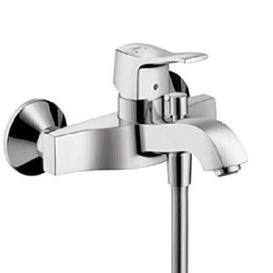 Hansgrohe 31478000 METRIS Classic Смеситель для ванны, аэратор QuickClean, автом-кое перекл-е душ/ванна, шумопоглощающие эксцентрики