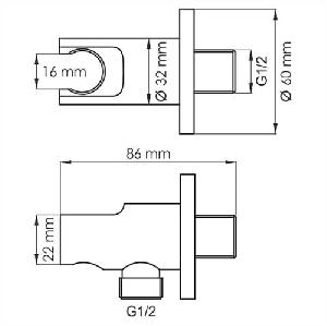 Wasser Kraft Подключение шланга WasserKRAFT A083