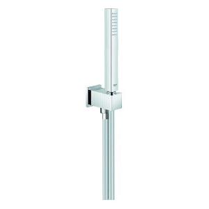 GROHE 26405000 EUPHORIA CUBE Stick душевой набор (лейка, шланг 125см, шланговое подкл. с держателем лейки)