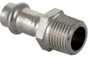 Valtec Соединитель нерж. сталь с нар.р. 22х1/2" TV9012204   VTi.901.I.002204