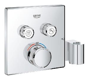 GROHE Grohtherm SmartControl 29125000 Термостат для встраиваемого монтажа на 2 выхода со встроенным держателем для ручного душа